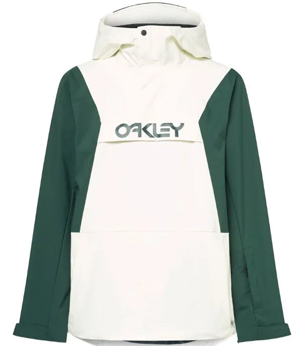 Men's Coats with Embroidered DetailsOakley TNP TBT Insulated Anorak Snow Jacket - Arctic White/Hunter Green- 2024 Men's Coats with Embroidered DetailsOakley TNP TBT Insulated Anorak Snow Jacket - Arctic White/Hunter Green- 2024