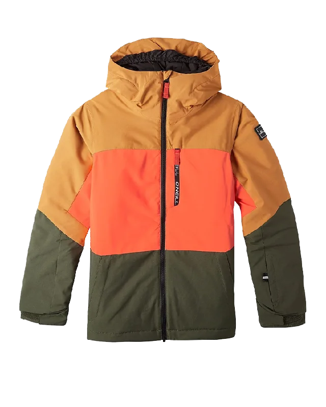 Men's Coats with Slim FitsO'Neill Kids' Carbonite Jacket - Rich Caramel