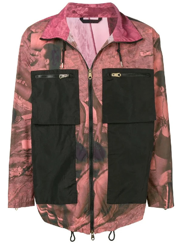 Men's Coats for Outdoor ActivitiesPhotographic Print Jacket