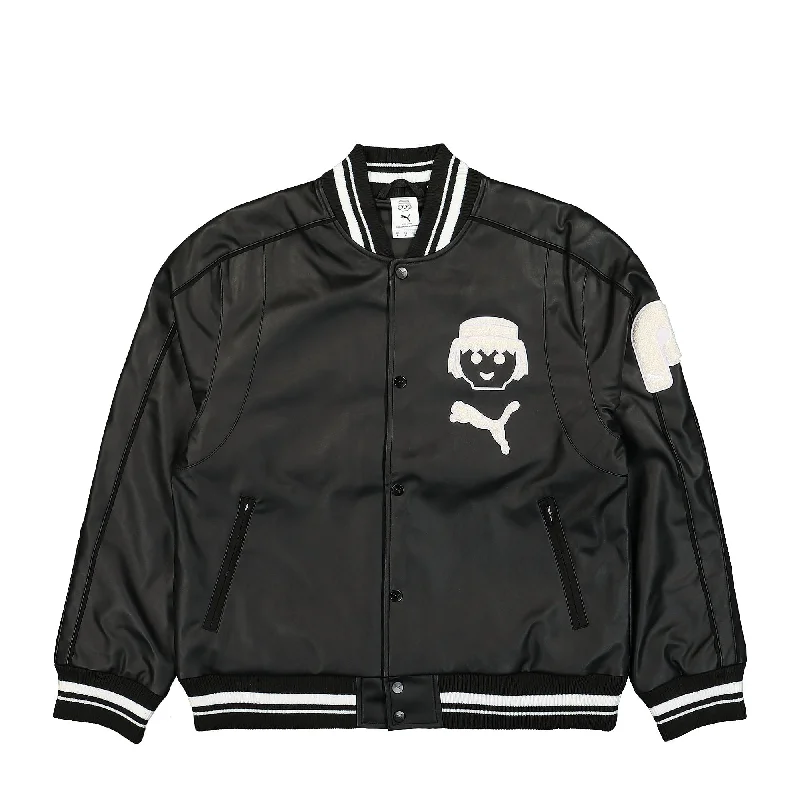 Men's Coats with Convertible CollarsVarsity Jacket