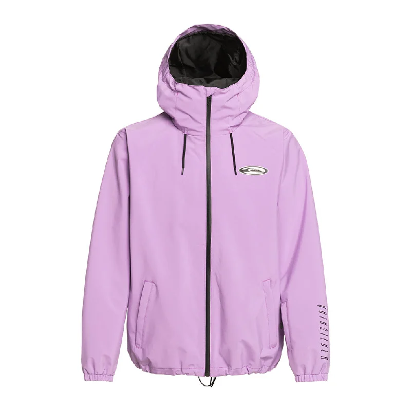 Men's Coats with Snap ButtonsQuiksilver 2024 High In The Hood Jacket - Regal Orchid Men's Coats with Snap ButtonsQuiksilver 2024 High In The Hood Jacket - Regal Orchid