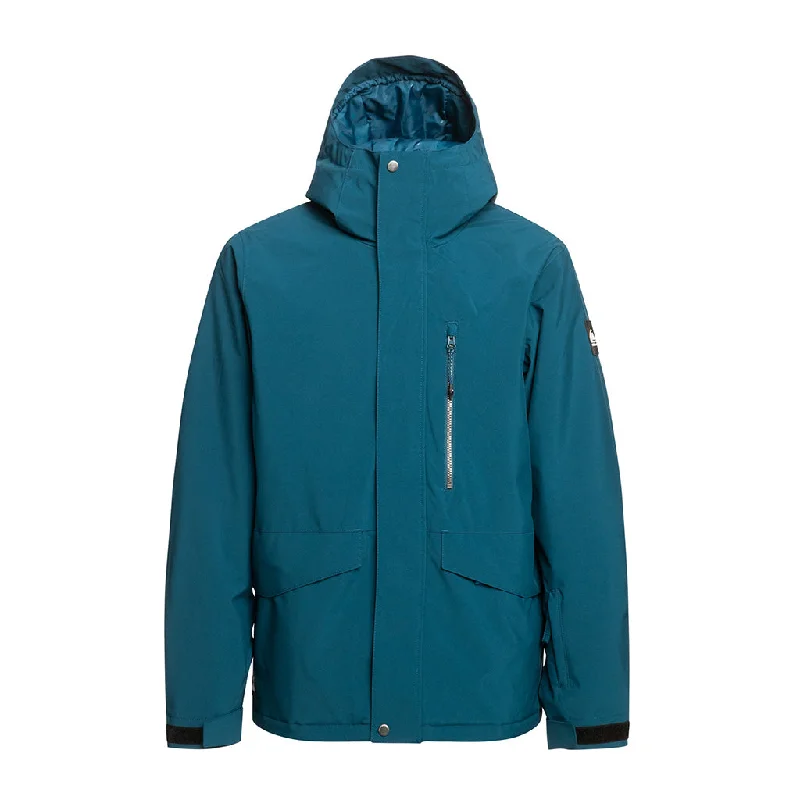 Versatile Men's Pea CoatsQuiksilver 2024 Mission Jacket - Majolica Blue