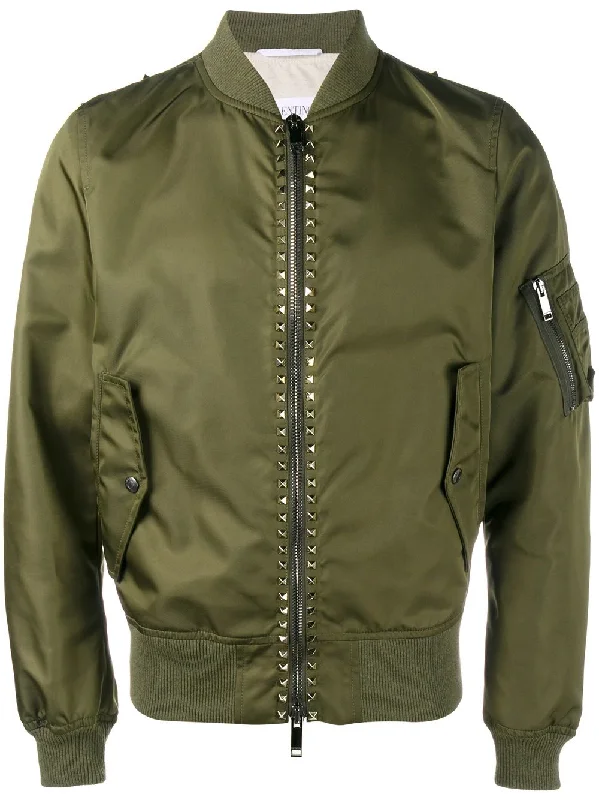 Men's Coats for SnowshoeingRockstud Bomber Jacket