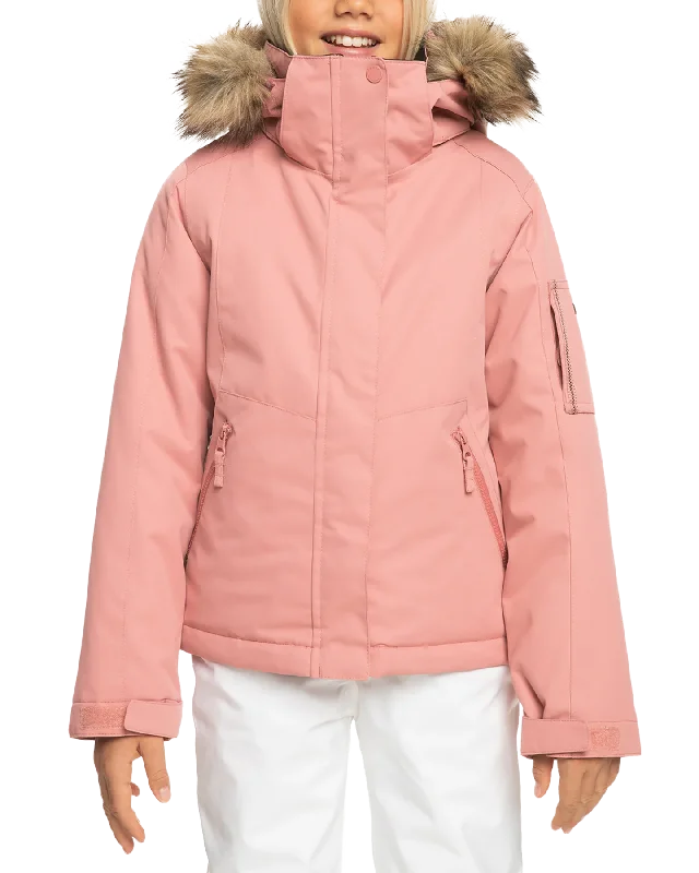 Men's Coats with Relaxed FitsRoxy Girls' 8-16 Meade Technical Snow Jacket - Dusty Rose Men's Coats with Relaxed FitsRoxy Girls' 8-16 Meade Technical Snow Jacket - Dusty Rose