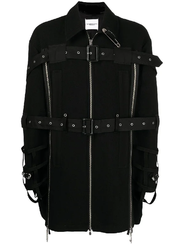 Men's Coats with Synthetic InsulationSafety-Pin Detail Jacket