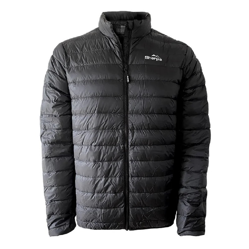 Men's Coats with Ripstop FabricSherpa Lightweight Down Jacket - Black