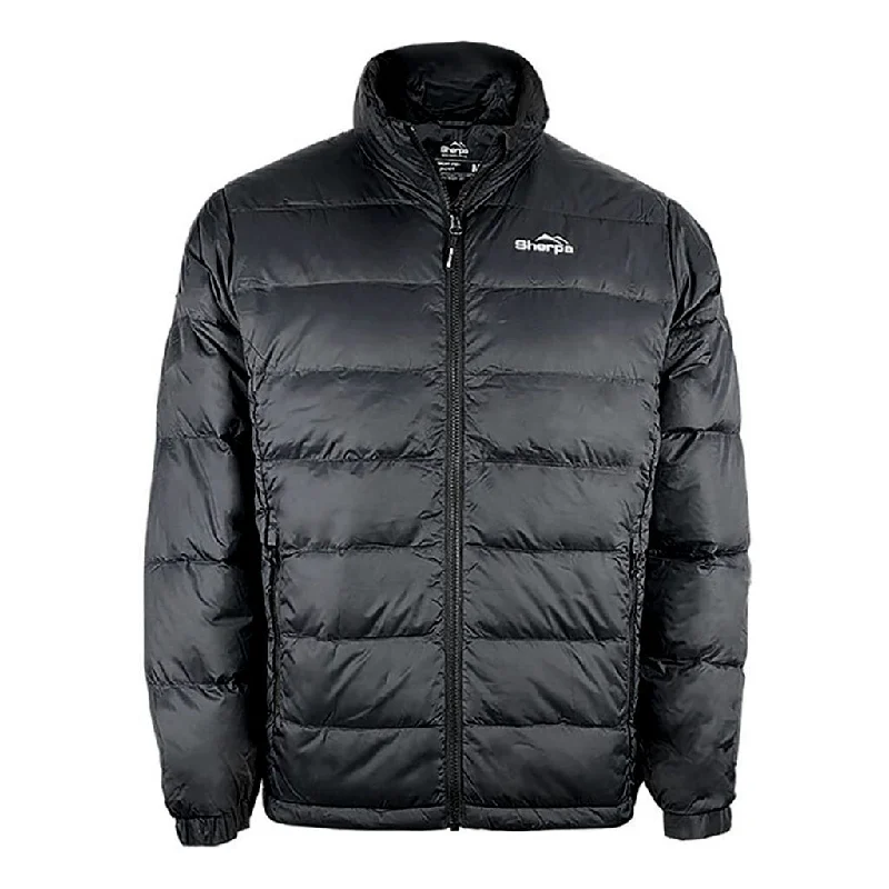 Men's Coats with Convertible CollarsSherpa Midweight Down Jacket - Black