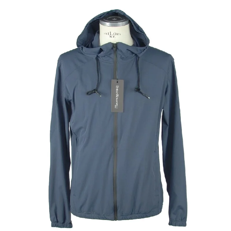 Men's Coats for Winter CampingBlue Synthetic Men's Jacket