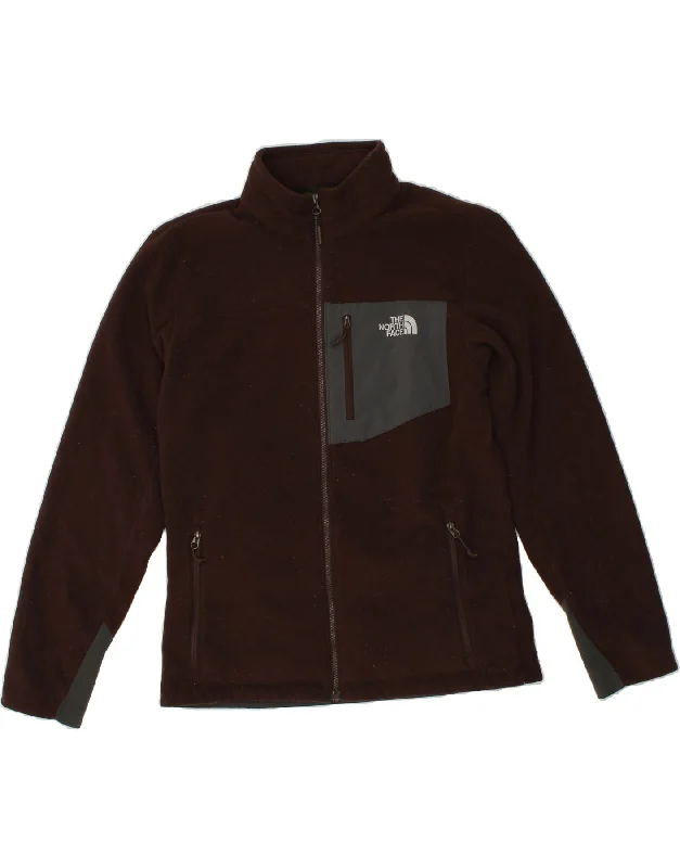 Men's Coats for Winter SportsTHE NORTH FACE Mens Fleece Jacket UK 38 Medium Brown Polyester Men's Coats for Winter SportsTHE NORTH FACE Mens Fleece Jacket UK 38 Medium Brown Polyester