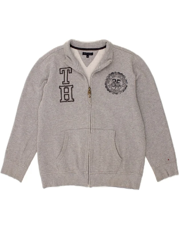 Men's Coats for BikingTOMMY HILFIGER Boys Graphic Tracksuit Top Jacket 15-16 Years Grey Cotton Men's Coats for BikingTOMMY HILFIGER Boys Graphic Tracksuit Top Jacket 15-16 Years Grey Cotton