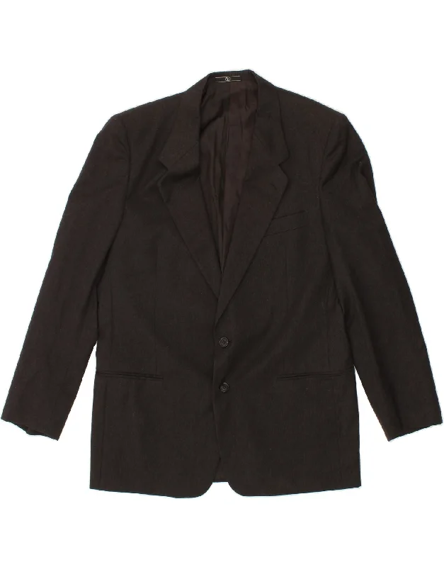 Men's Coats with Removable LiningsVALENTINO Mens 2 Button Blazer Jacket IT 52 XL Black Virgin Wool Men's Coats with Removable LiningsVALENTINO Mens 2 Button Blazer Jacket IT 52 XL Black Virgin Wool