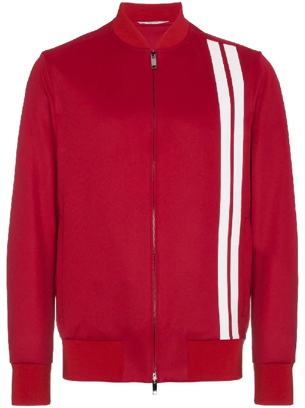 Men's Coats with Contrast StitchingArchive Stripe Track Jacket