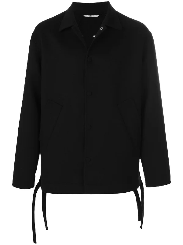 Men's Coats without LiningWool Coach Jacket Black