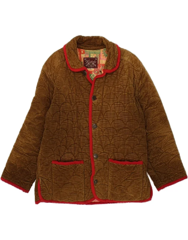 Men's Coats for Snowy WeatherVINTAGE Mens Corduroy Jacket UK 38 Medium Brown
