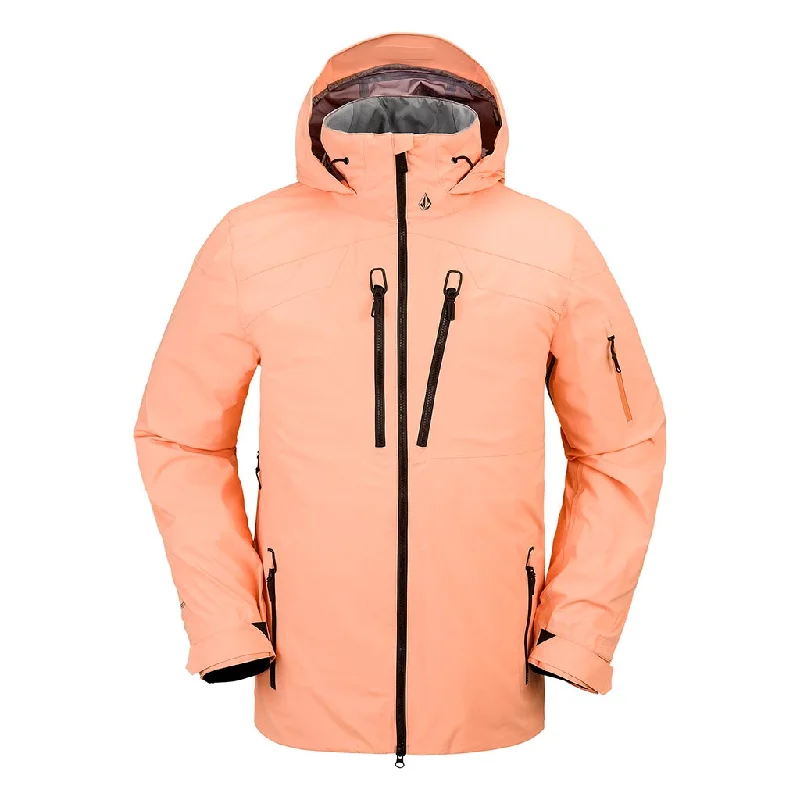 Men's Coats with PocketsVolcom 2024 Guch Stretch Gore-Tex Jacket - Peach