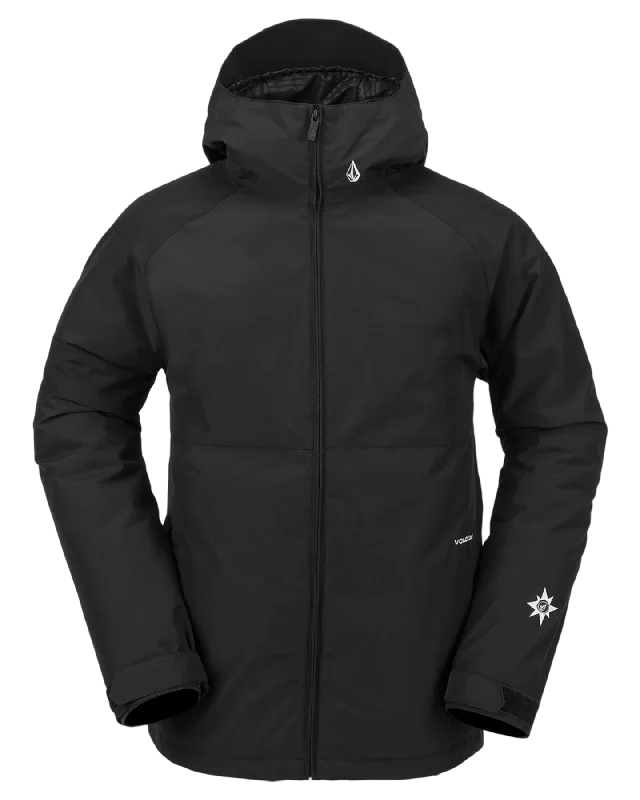 Men's Coats with Snap ButtonsVolcom 2836 Ins Jacket - Black