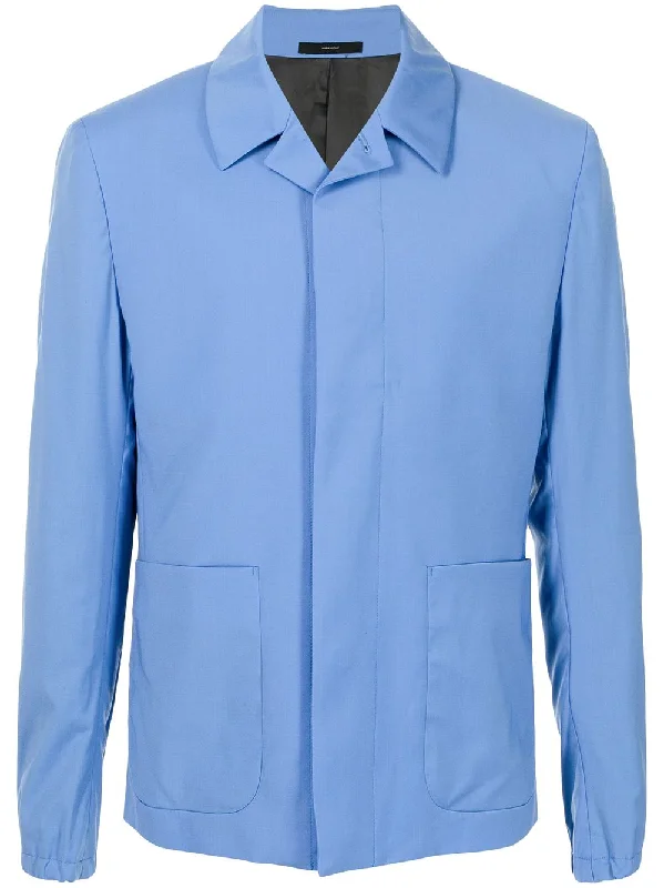 Cool Men's Pea CoatsWool Shirt Jacket
