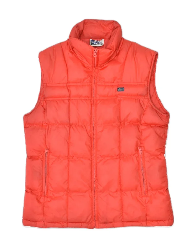 Men's Coats with VentilationASICS Mens Padded Gilet UK 38 Medium Red Polyester