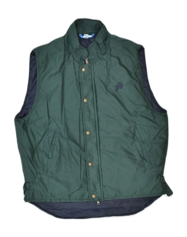 Men's Coats for Dressy OccasionsDECATHLON Mens Gilet UK 38 Medium Green Polyamide Sports