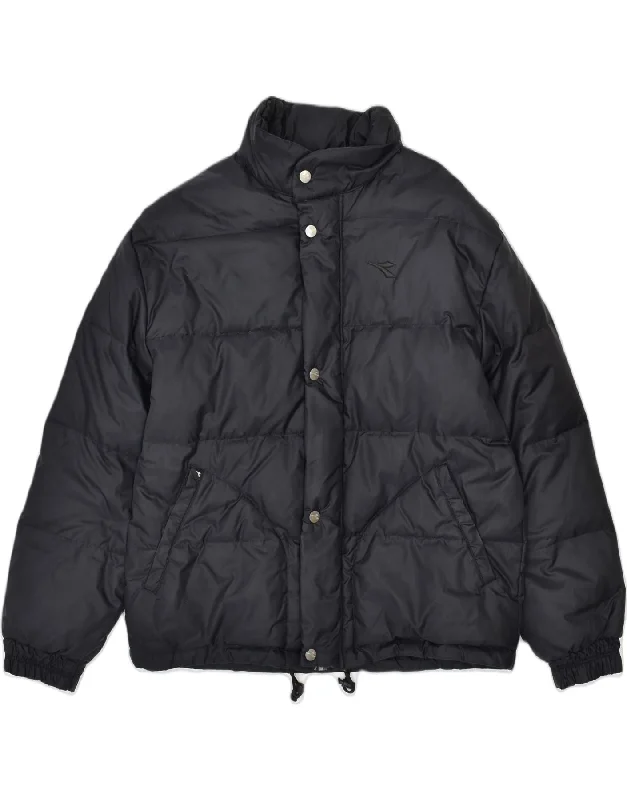 Men's Coats with Synthetic InsulationDIADORA Mens Padded Gilet UK 40 Large Black Polyamide