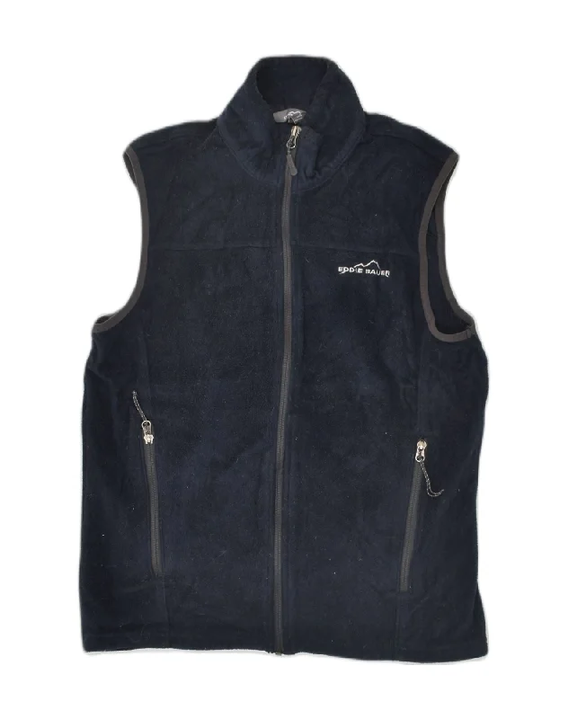 Affordable Men's Winter CoatsEDDIE BAUER Mens Fleece Gilet UK 36 Small Navy Blue Polyester Affordable Men's Winter CoatsEDDIE BAUER Mens Fleece Gilet UK 36 Small Navy Blue Polyester