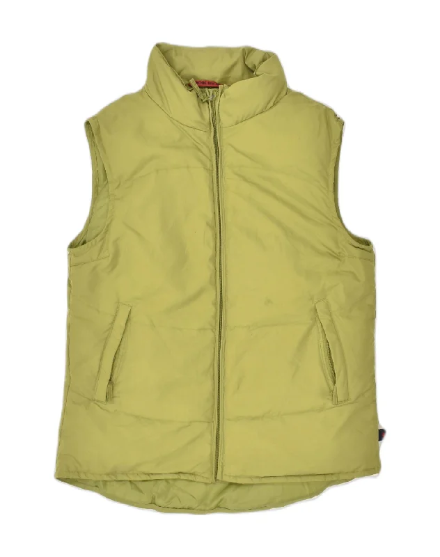 Practical Men's RaincoatsKAPPA Mens Padded Gilet UK 40 Large Green Polyester
