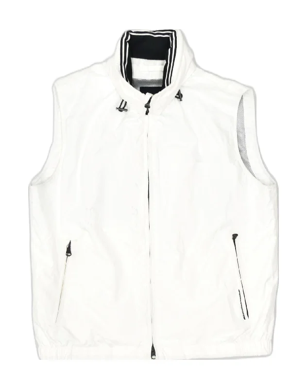 Men's Coats for Snowy WeatherMARINA YACHTING Mens Gilet IT 50 Large White Polyester