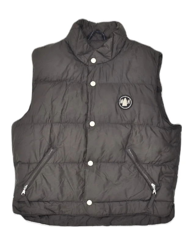 Men's Coats Made in ItalyMURPHY & NYE Mens Padded Gilet UK 36 Small Grey Nylon