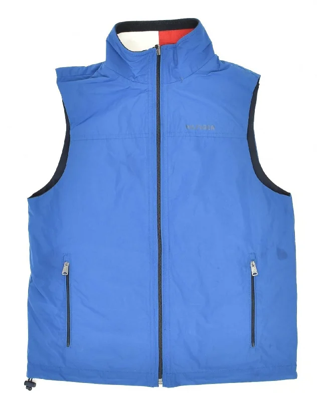 Men's Coats for Everyday WearTOMMY HILFIGER Mens Reversible Gilet UK 34 XS Blue Polyester Men's Coats for Everyday WearTOMMY HILFIGER Mens Reversible Gilet UK 34 XS Blue Polyester